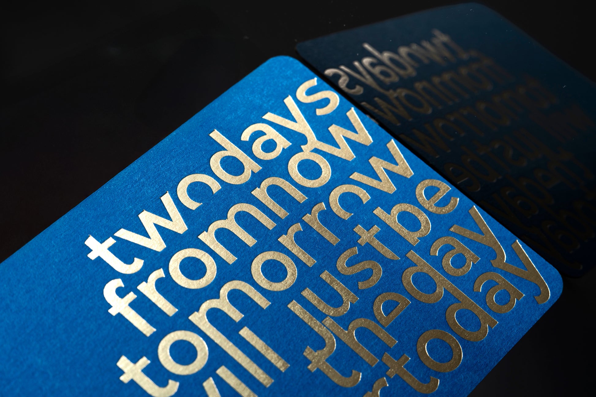 premium luxury designer postcard greeting card mental health inspiration letterpress @say.still